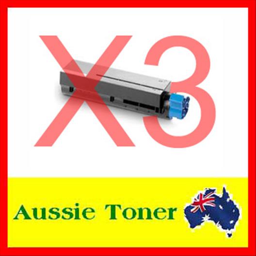 3 Pack 44574703 Compatible Toner Cartridge (4,000 Pages) for OKI B411 B431 MB471 MB471dn MB491 MB491dn