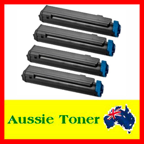 a Set BCMY 46507612 46507611 46507610 46507609 Compatible Toner Cartridge (11,000/11,500(BK/CMY) Pages) for OKI C712 C712dn C712n