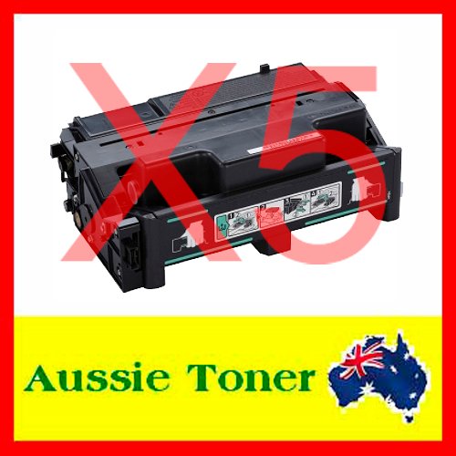 5 Pack TYPE-SP4100 402811 Compatible Toner Cartridge (15,000 Pages) for Ricoh Lanier LP131N LP136N SP4100N SP4210N SP4310N Aficio SP 4100N SP 4110N SP 4210N SP 4310N