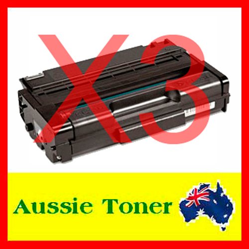 3 Pack 407067 TYPE-SP3500XS Compatible Toner Cartridge (6,400 Pages) for Ricoh Aficio SP 3410DN SP 3410SF SP 3510DN SP 3510SF