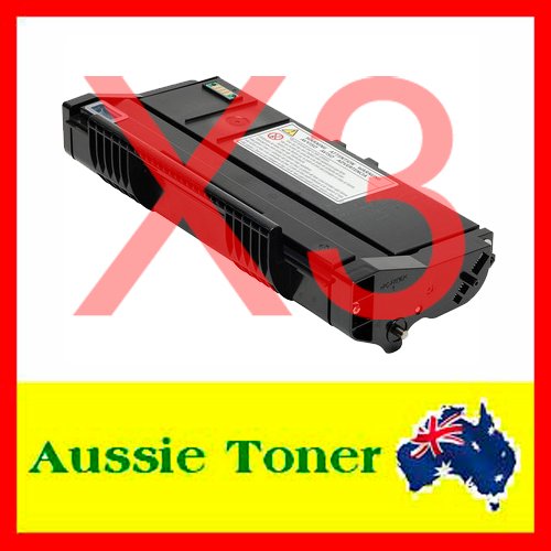 3 Pack 407167 TYPE-SP100LS Compatible Toner Cartridge (1,200 Pages) for Ricoh Lanier SP100 SP100E SP112