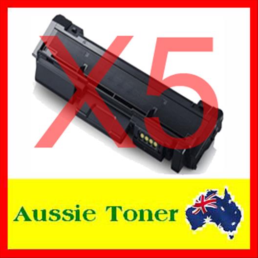 5-Pack MLT-D116L MLTD116L SU830A Compatible Toner Cartridge (3,000 Pages) for Samsung SLM2825 SLM2825DW SLM2835 SLM2835DW SLM2875 SLM2875FW SLM2885 SLM2885DW