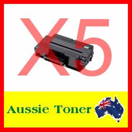 5-Pack MLT-D205L MLTD205L SU965A Compatible Toner Cartridge (5,000 Pages) for Samsung ML3310ND ML3710ND SCX4833FD SCX4833FR SCX5637FR SCX5737